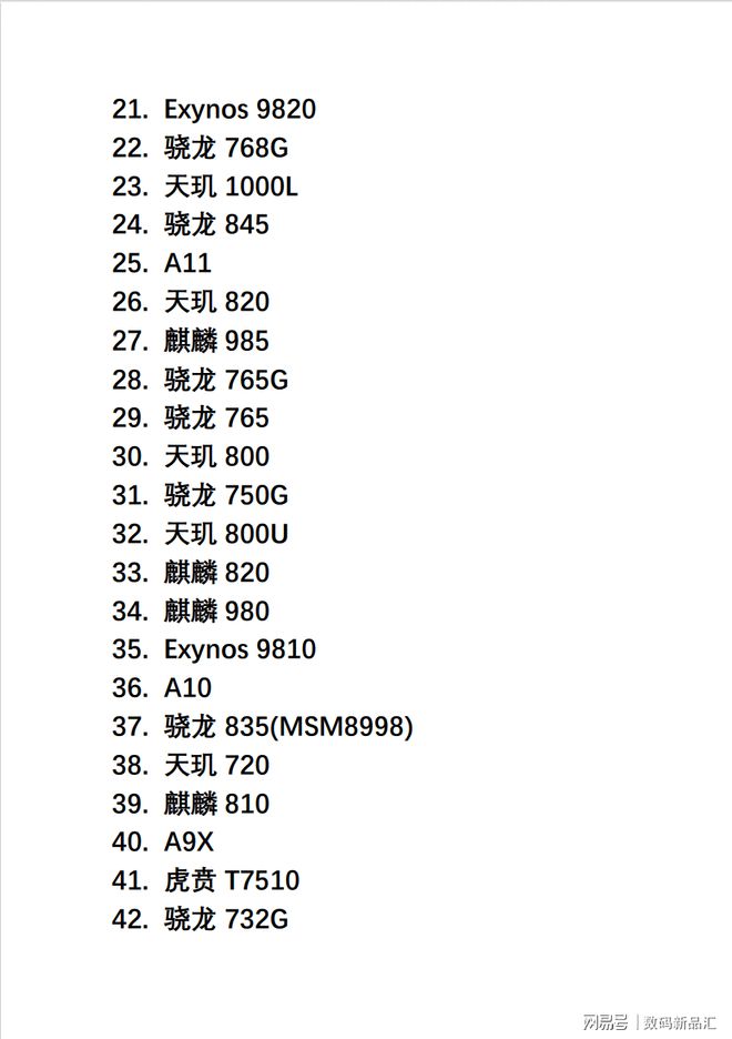 手机处理器最新排名,手机处理器最新排名指南